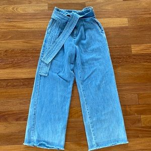 Levi’s Made & Crafted Wide Leg High Rise Denim Jeans S 26 27